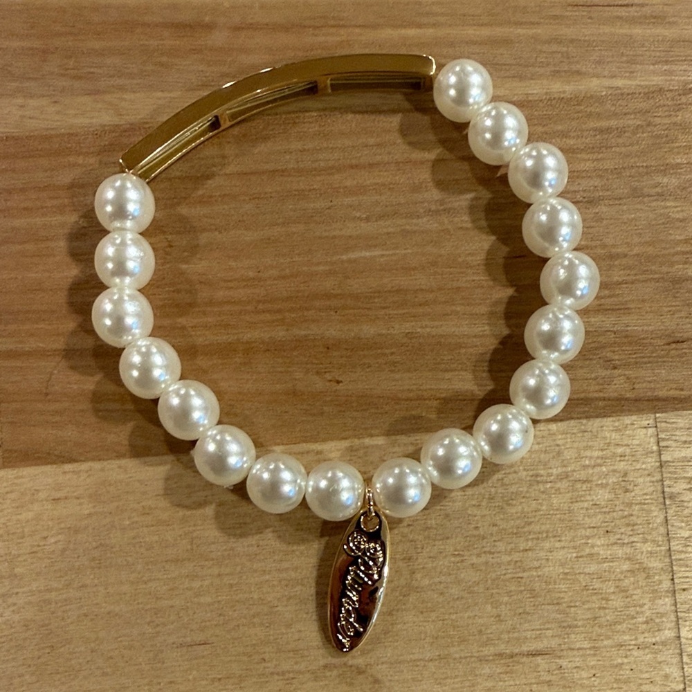 Plunder Gold and Cream Bracelet